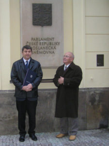Pan starosta Zdeněk Gottwald s panem místostarostou Františkem Poláškem